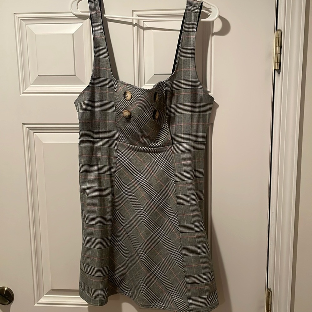 Plaid dressy jumper